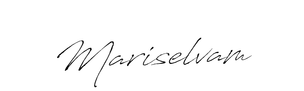 Also You can easily find your signature by using the search form. We will create Mariselvam name handwritten signature images for you free of cost using Antro_Vectra sign style. Mariselvam signature style 6 images and pictures png