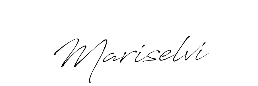 Design your own signature with our free online signature maker. With this signature software, you can create a handwritten (Antro_Vectra) signature for name Mariselvi. Mariselvi signature style 6 images and pictures png