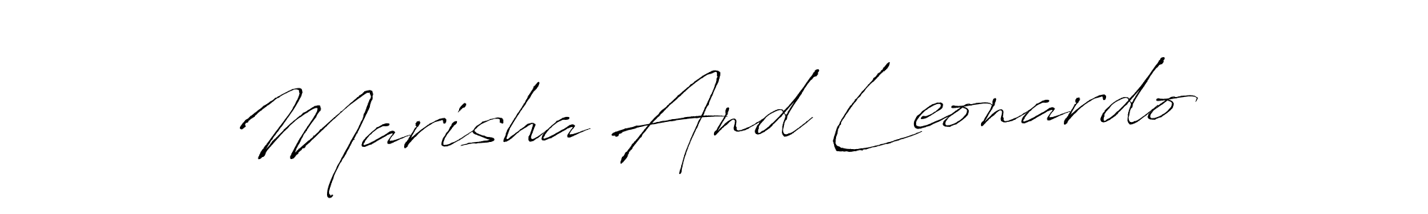 Use a signature maker to create a handwritten signature online. With this signature software, you can design (Antro_Vectra) your own signature for name Marisha And Leonardo. Marisha And Leonardo signature style 6 images and pictures png