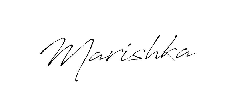 How to make Marishka name signature. Use Antro_Vectra style for creating short signs online. This is the latest handwritten sign. Marishka signature style 6 images and pictures png