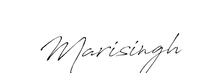 Design your own signature with our free online signature maker. With this signature software, you can create a handwritten (Antro_Vectra) signature for name Marisingh. Marisingh signature style 6 images and pictures png