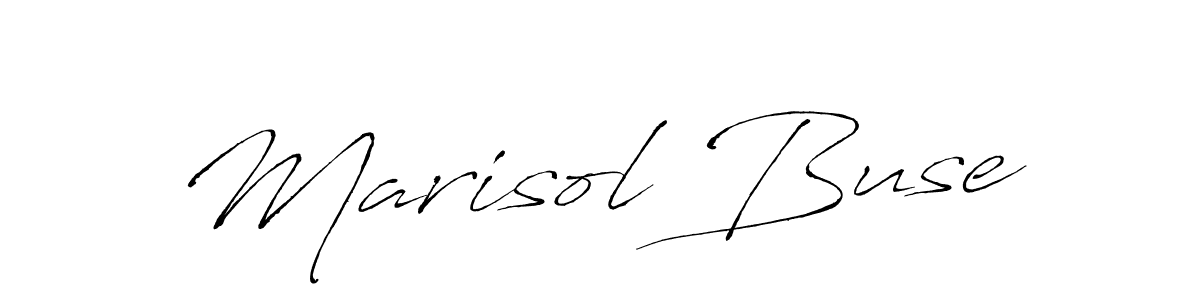 Make a beautiful signature design for name Marisol Buse. With this signature (Antro_Vectra) style, you can create a handwritten signature for free. Marisol Buse signature style 6 images and pictures png