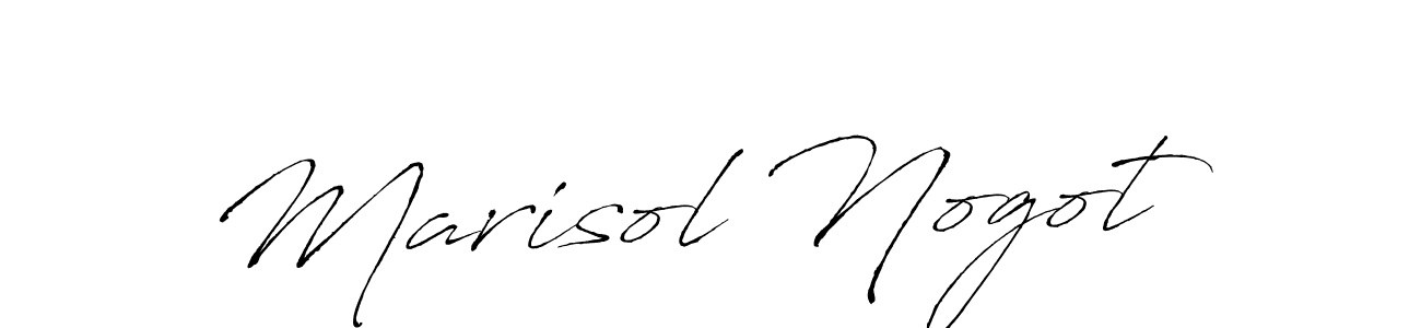 Design your own signature with our free online signature maker. With this signature software, you can create a handwritten (Antro_Vectra) signature for name Marisol Nogot. Marisol Nogot signature style 6 images and pictures png