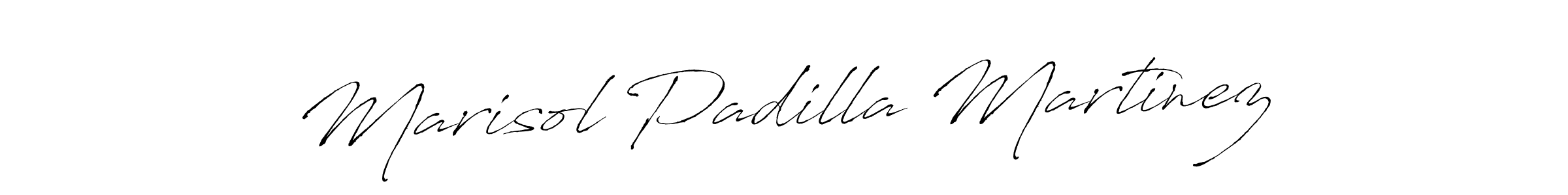 Design your own signature with our free online signature maker. With this signature software, you can create a handwritten (Antro_Vectra) signature for name Marisol Padilla Martinez. Marisol Padilla Martinez signature style 6 images and pictures png