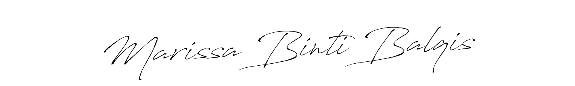 Similarly Antro_Vectra is the best handwritten signature design. Signature creator online .You can use it as an online autograph creator for name Marissa Binti Balqis. Marissa Binti Balqis signature style 6 images and pictures png