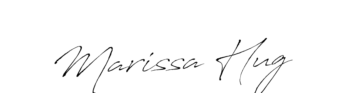 The best way (Antro_Vectra) to make a short signature is to pick only two or three words in your name. The name Marissa Hug include a total of six letters. For converting this name. Marissa Hug signature style 6 images and pictures png