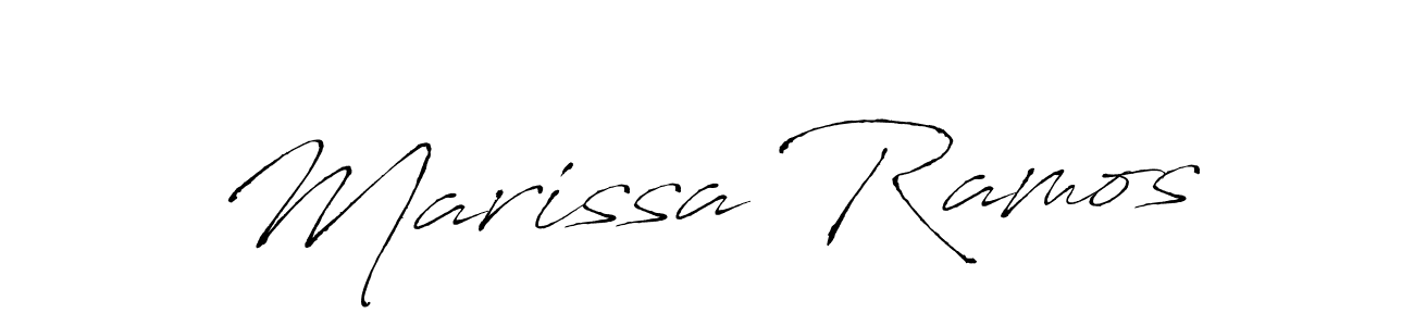 Design your own signature with our free online signature maker. With this signature software, you can create a handwritten (Antro_Vectra) signature for name Marissa Ramos. Marissa Ramos signature style 6 images and pictures png