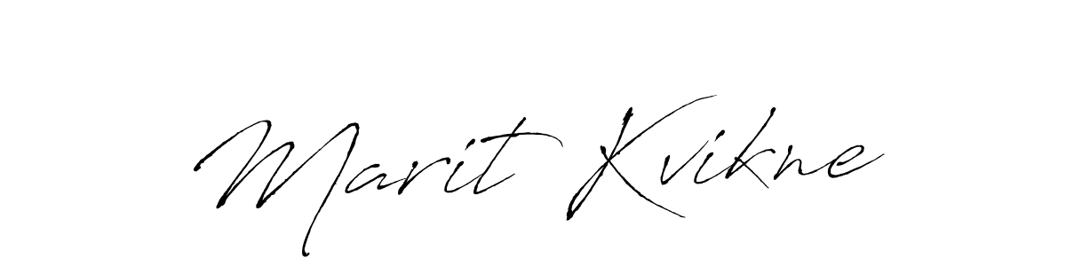 Create a beautiful signature design for name Marit Kvikne. With this signature (Antro_Vectra) fonts, you can make a handwritten signature for free. Marit Kvikne signature style 6 images and pictures png