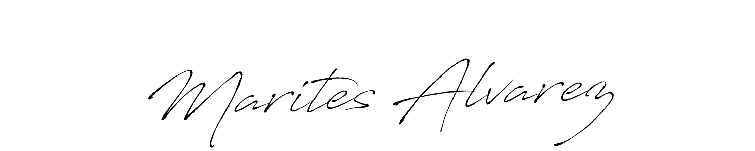 Use a signature maker to create a handwritten signature online. With this signature software, you can design (Antro_Vectra) your own signature for name Marites Alvarez. Marites Alvarez signature style 6 images and pictures png