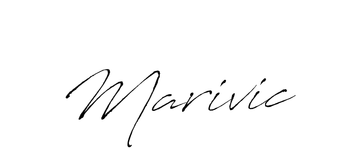 Create a beautiful signature design for name Marivic. With this signature (Antro_Vectra) fonts, you can make a handwritten signature for free. Marivic signature style 6 images and pictures png