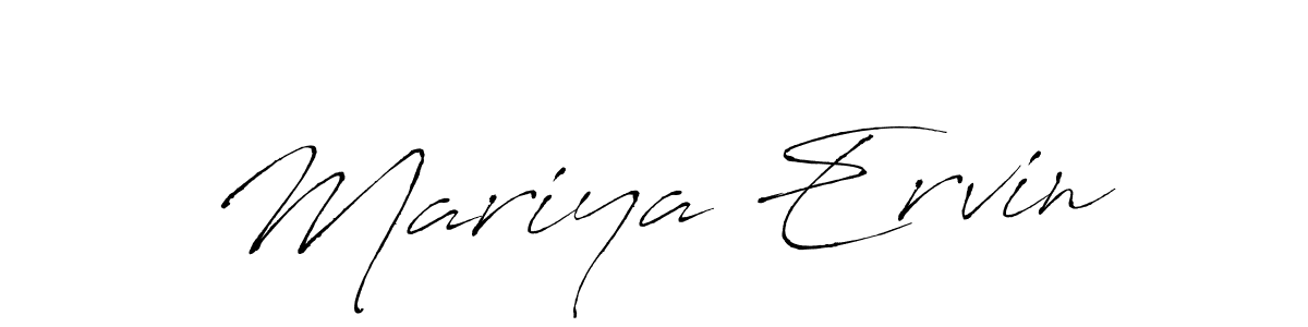 You can use this online signature creator to create a handwritten signature for the name Mariya Ervin. This is the best online autograph maker. Mariya Ervin signature style 6 images and pictures png
