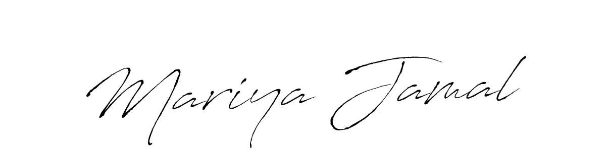 The best way (Antro_Vectra) to make a short signature is to pick only two or three words in your name. The name Mariya Jamal include a total of six letters. For converting this name. Mariya Jamal signature style 6 images and pictures png