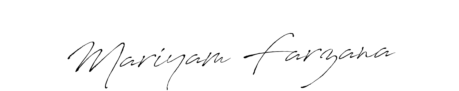 Use a signature maker to create a handwritten signature online. With this signature software, you can design (Antro_Vectra) your own signature for name Mariyam Farzana. Mariyam Farzana signature style 6 images and pictures png