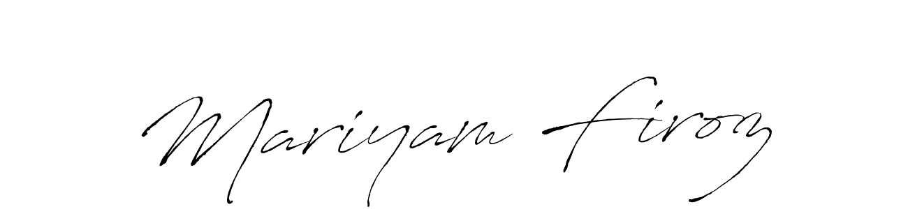 You should practise on your own different ways (Antro_Vectra) to write your name (Mariyam Firoz) in signature. don't let someone else do it for you. Mariyam Firoz signature style 6 images and pictures png