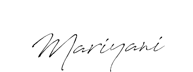 Similarly Antro_Vectra is the best handwritten signature design. Signature creator online .You can use it as an online autograph creator for name Mariyani. Mariyani signature style 6 images and pictures png