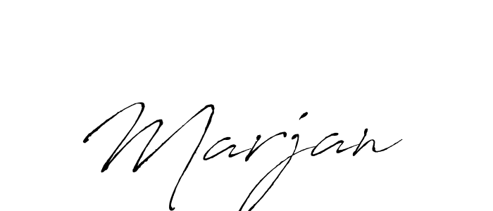 Create a beautiful signature design for name Marjan . With this signature (Antro_Vectra) fonts, you can make a handwritten signature for free. Marjan  signature style 6 images and pictures png