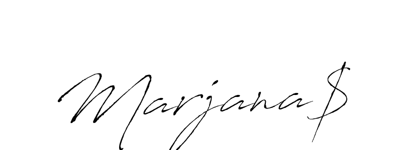 Best and Professional Signature Style for Marjana$. Antro_Vectra Best Signature Style Collection. Marjana$ signature style 6 images and pictures png