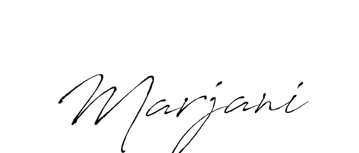 You should practise on your own different ways (Antro_Vectra) to write your name (Marjani) in signature. don't let someone else do it for you. Marjani signature style 6 images and pictures png