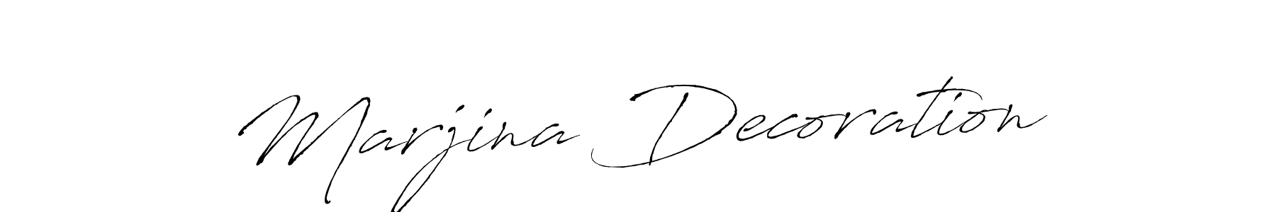 Here are the top 10 professional signature styles for the name Marjina Decoration. These are the best autograph styles you can use for your name. Marjina Decoration signature style 6 images and pictures png