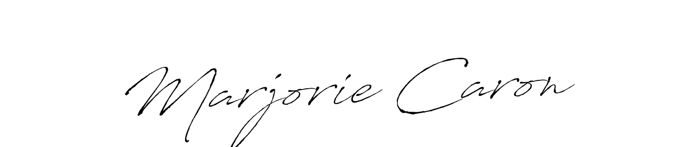Make a beautiful signature design for name Marjorie Caron. Use this online signature maker to create a handwritten signature for free. Marjorie Caron signature style 6 images and pictures png