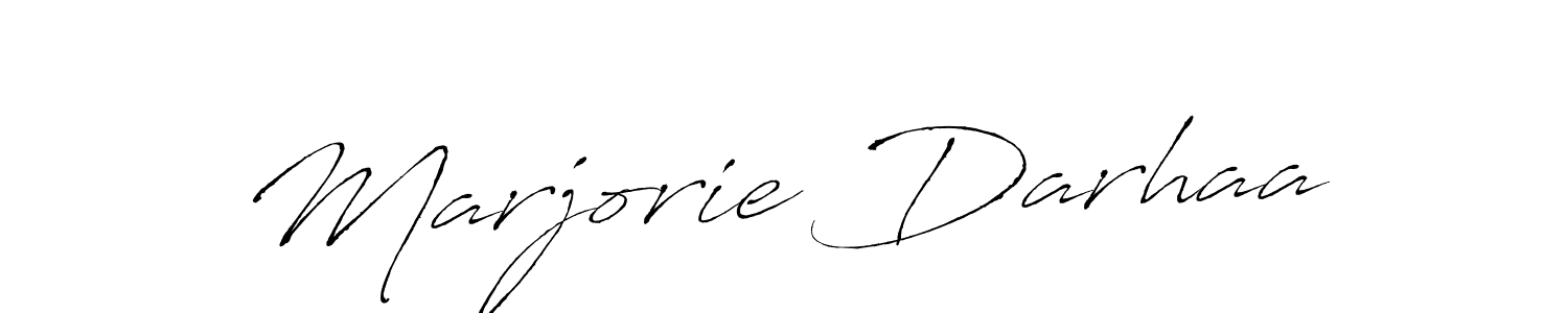 Create a beautiful signature design for name Marjorie Darhaa. With this signature (Antro_Vectra) fonts, you can make a handwritten signature for free. Marjorie Darhaa signature style 6 images and pictures png