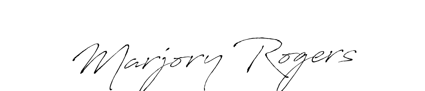 The best way (Antro_Vectra) to make a short signature is to pick only two or three words in your name. The name Marjory Rogers include a total of six letters. For converting this name. Marjory Rogers signature style 6 images and pictures png
