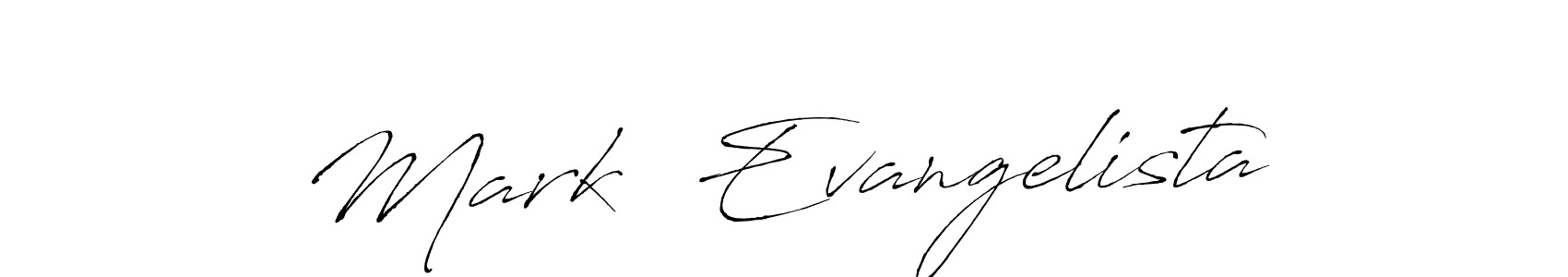 Antro_Vectra is a professional signature style that is perfect for those who want to add a touch of class to their signature. It is also a great choice for those who want to make their signature more unique. Get Mark  Evangelista name to fancy signature for free. Mark  Evangelista signature style 6 images and pictures png