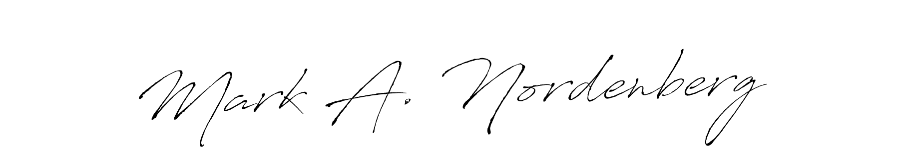 Antro_Vectra is a professional signature style that is perfect for those who want to add a touch of class to their signature. It is also a great choice for those who want to make their signature more unique. Get Mark A. Nordenberg name to fancy signature for free. Mark A. Nordenberg signature style 6 images and pictures png