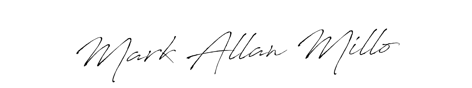 Also You can easily find your signature by using the search form. We will create Mark Allan Millo name handwritten signature images for you free of cost using Antro_Vectra sign style. Mark Allan Millo signature style 6 images and pictures png