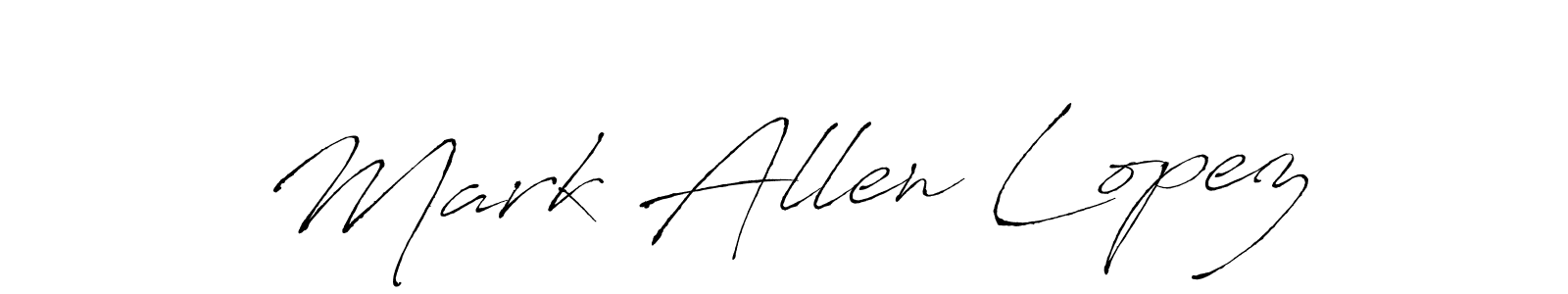 How to make Mark Allen Lopez signature? Antro_Vectra is a professional autograph style. Create handwritten signature for Mark Allen Lopez name. Mark Allen Lopez signature style 6 images and pictures png