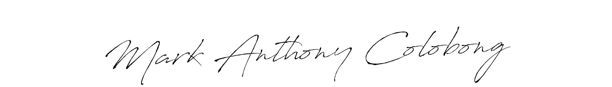 Also You can easily find your signature by using the search form. We will create Mark Anthony Colobong name handwritten signature images for you free of cost using Antro_Vectra sign style. Mark Anthony Colobong signature style 6 images and pictures png