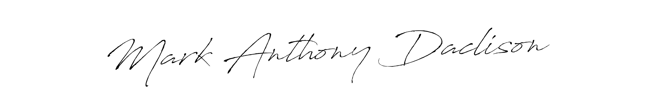 Create a beautiful signature design for name Mark Anthony Daclison. With this signature (Antro_Vectra) fonts, you can make a handwritten signature for free. Mark Anthony Daclison signature style 6 images and pictures png