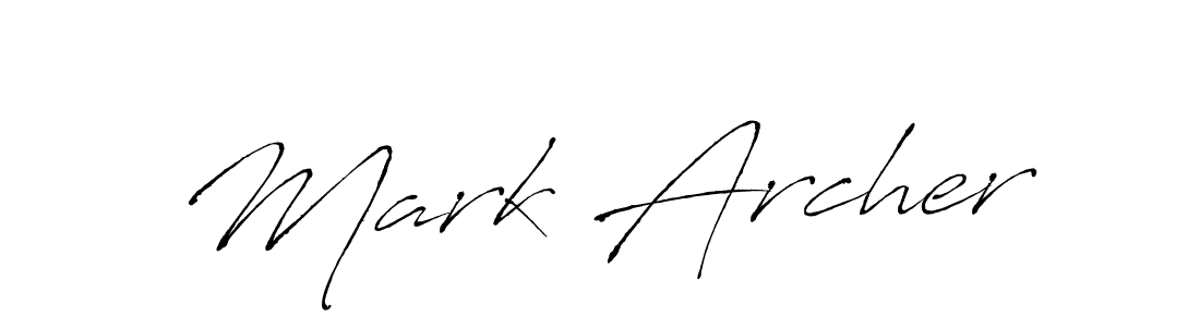 How to make Mark Archer name signature. Use Antro_Vectra style for creating short signs online. This is the latest handwritten sign. Mark Archer signature style 6 images and pictures png