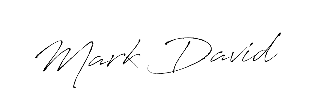 Create a beautiful signature design for name Mark David. With this signature (Antro_Vectra) fonts, you can make a handwritten signature for free. Mark David signature style 6 images and pictures png