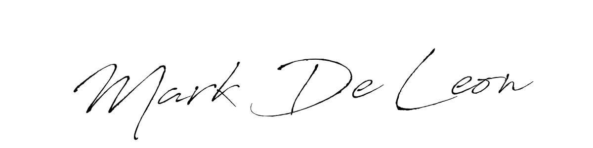 How to make Mark De Leon name signature. Use Antro_Vectra style for creating short signs online. This is the latest handwritten sign. Mark De Leon signature style 6 images and pictures png