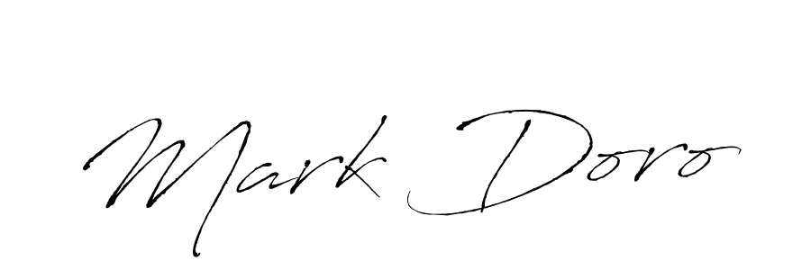 How to make Mark Doro name signature. Use Antro_Vectra style for creating short signs online. This is the latest handwritten sign. Mark Doro signature style 6 images and pictures png