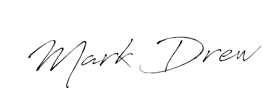 Use a signature maker to create a handwritten signature online. With this signature software, you can design (Antro_Vectra) your own signature for name Mark Drew. Mark Drew signature style 6 images and pictures png