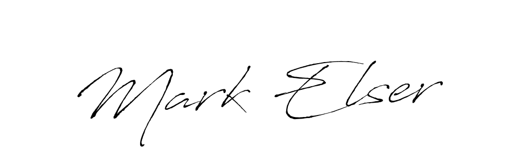 Mark Elser stylish signature style. Best Handwritten Sign (Antro_Vectra) for my name. Handwritten Signature Collection Ideas for my name Mark Elser. Mark Elser signature style 6 images and pictures png