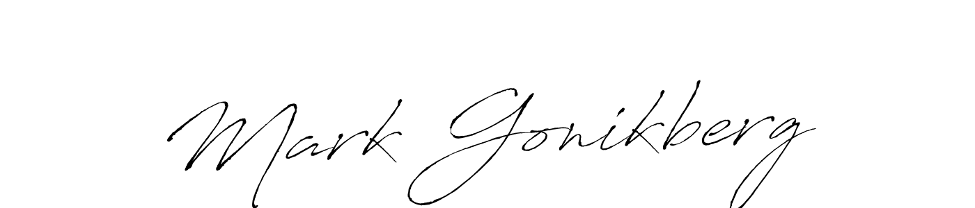 The best way (Antro_Vectra) to make a short signature is to pick only two or three words in your name. The name Mark Gonikberg include a total of six letters. For converting this name. Mark Gonikberg signature style 6 images and pictures png