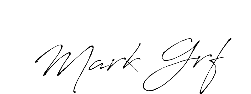 How to make Mark Grf signature? Antro_Vectra is a professional autograph style. Create handwritten signature for Mark Grf name. Mark Grf signature style 6 images and pictures png