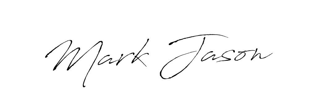 Use a signature maker to create a handwritten signature online. With this signature software, you can design (Antro_Vectra) your own signature for name Mark Jason. Mark Jason signature style 6 images and pictures png