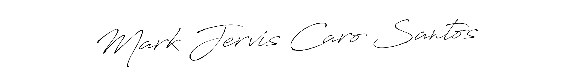 You should practise on your own different ways (Antro_Vectra) to write your name (Mark Jervis Caro Santos) in signature. don't let someone else do it for you. Mark Jervis Caro Santos signature style 6 images and pictures png