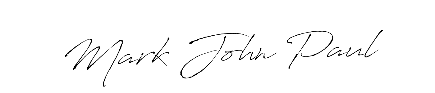 Also we have Mark John Paul name is the best signature style. Create professional handwritten signature collection using Antro_Vectra autograph style. Mark John Paul signature style 6 images and pictures png