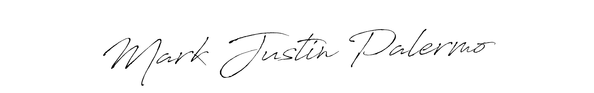 Create a beautiful signature design for name Mark Justin Palermo. With this signature (Antro_Vectra) fonts, you can make a handwritten signature for free. Mark Justin Palermo signature style 6 images and pictures png