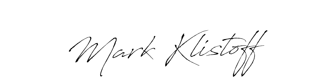 Make a beautiful signature design for name Mark Klistoff. With this signature (Antro_Vectra) style, you can create a handwritten signature for free. Mark Klistoff signature style 6 images and pictures png