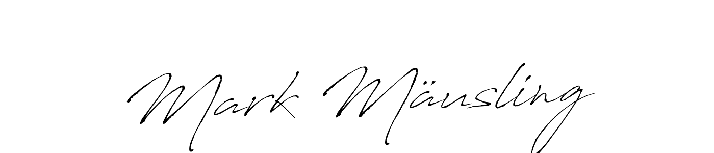 How to make Mark Mäusling name signature. Use Antro_Vectra style for creating short signs online. This is the latest handwritten sign. Mark Mäusling signature style 6 images and pictures png