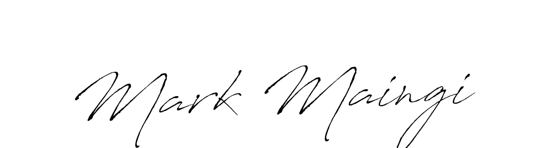 Create a beautiful signature design for name Mark Maingi. With this signature (Antro_Vectra) fonts, you can make a handwritten signature for free. Mark Maingi signature style 6 images and pictures png