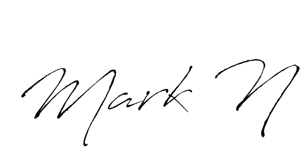 Make a beautiful signature design for name Mark N. Use this online signature maker to create a handwritten signature for free. Mark N signature style 6 images and pictures png