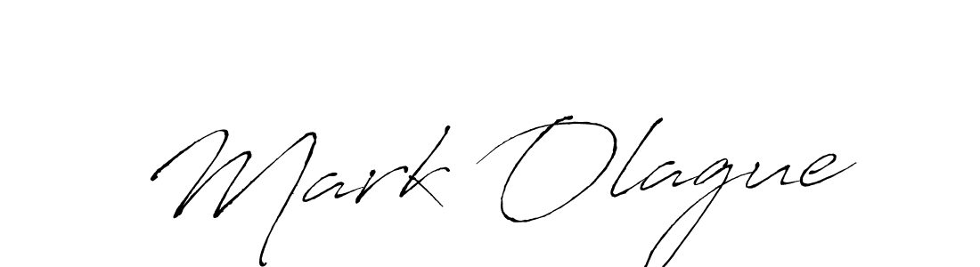 Design your own signature with our free online signature maker. With this signature software, you can create a handwritten (Antro_Vectra) signature for name Mark Olague. Mark Olague signature style 6 images and pictures png