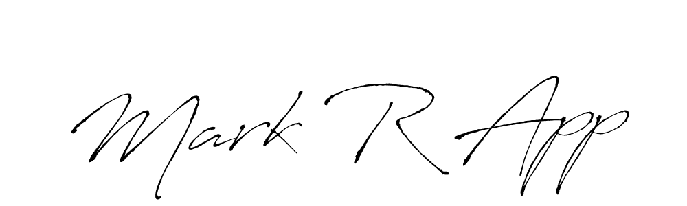 Make a short Mark R App signature style. Manage your documents anywhere anytime using Antro_Vectra. Create and add eSignatures, submit forms, share and send files easily. Mark R App signature style 6 images and pictures png